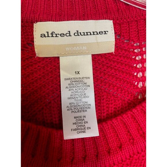Alfred Dunner Sweater & Necklace Set 1X (303) - Picture 6 of 12